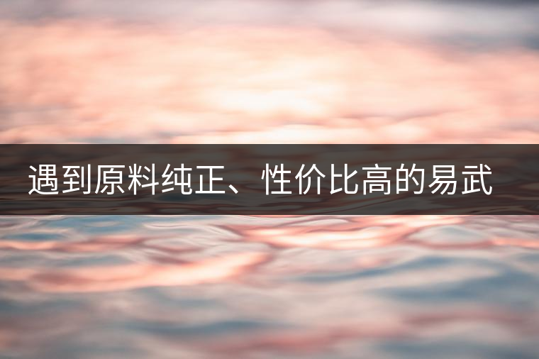 遇到原料純正、性價比高的易武熟茶，算是個小概率事件了