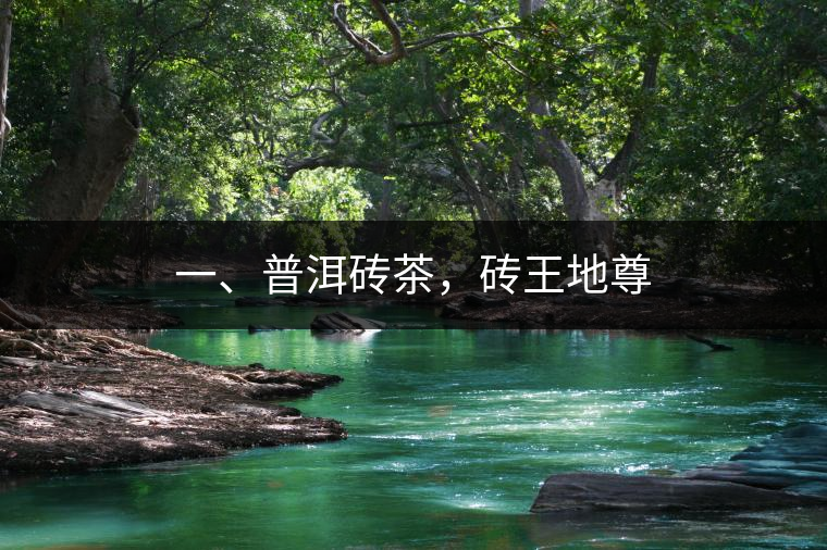 一、普洱磚茶，磚王地尊