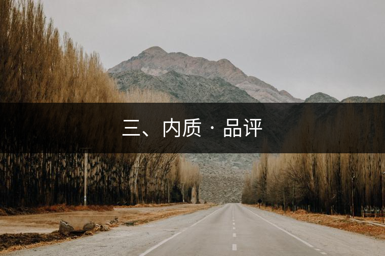 三、內(nèi)質 · 品評