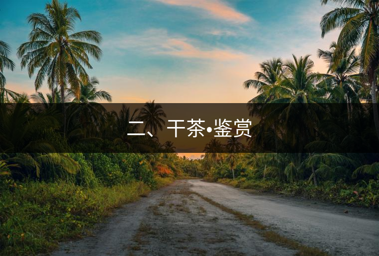 二、干茶?鑒賞